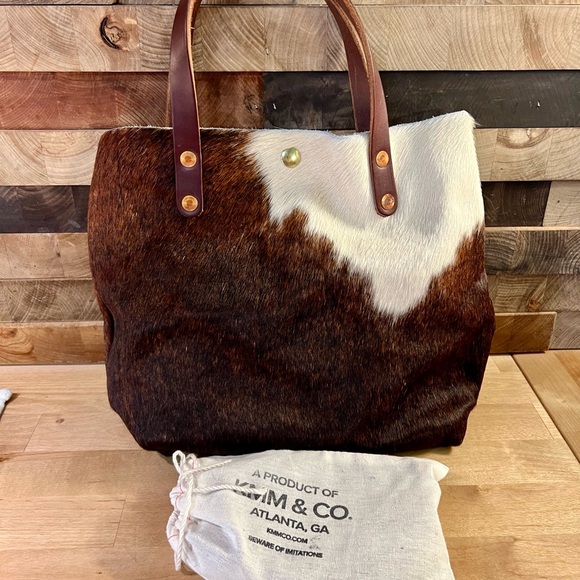 Kmm & Co. Handbags - ❌ SOLD ❌ KMM & Co HOH (hair on hide) mini tote crossbody and strap, new